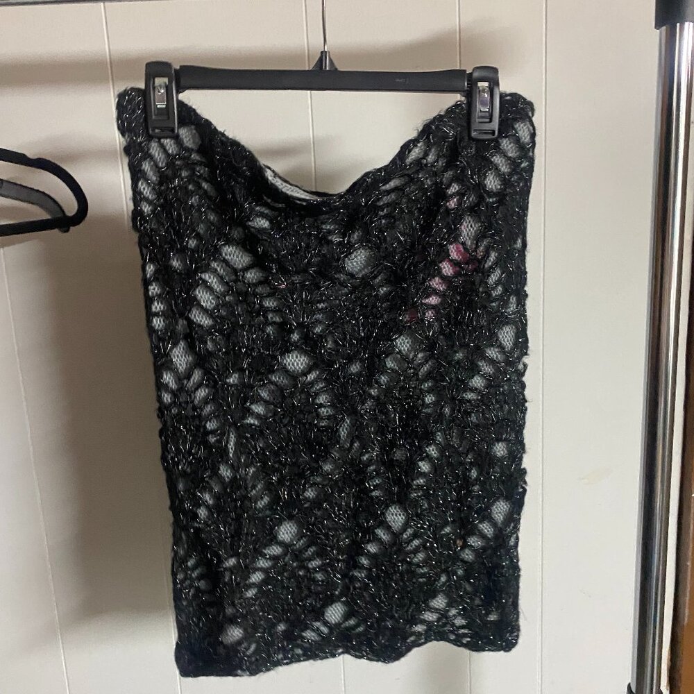 Betsey Johnson Women's Black Scarf New with Tags